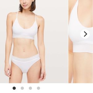 LULULEMON EVER ESSENTIAL BRALETTE white & black 2pack